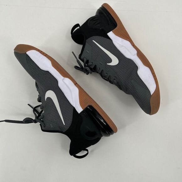 NWT Nike DM0829-008 Black Mesh Low Top Sneakers White Swoosh Gum Sole - Picture 5 of 7